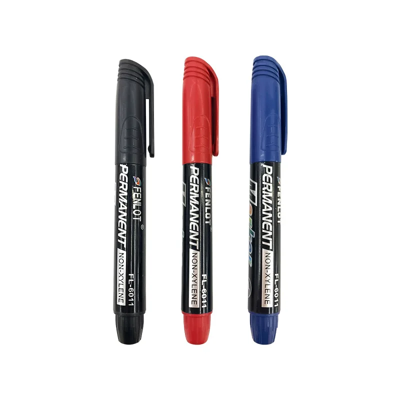 High Quality Waterproof Permanent Dual Tip 0.5/1.0 mm Nib Black Blue Red Art  Marker Pens Student School Office Stationery - China Expo Wet Erase Markers  Black, Thin Marker Pens for Whiteboard