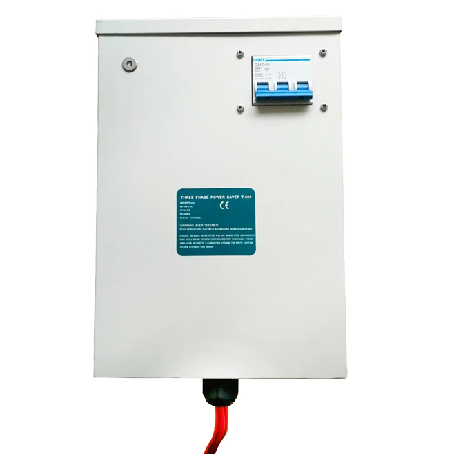 Factory Direct 3 Phase Electricity Saver Energy Saving Equipment Power Saver Device with Circuit Breaker T600CB