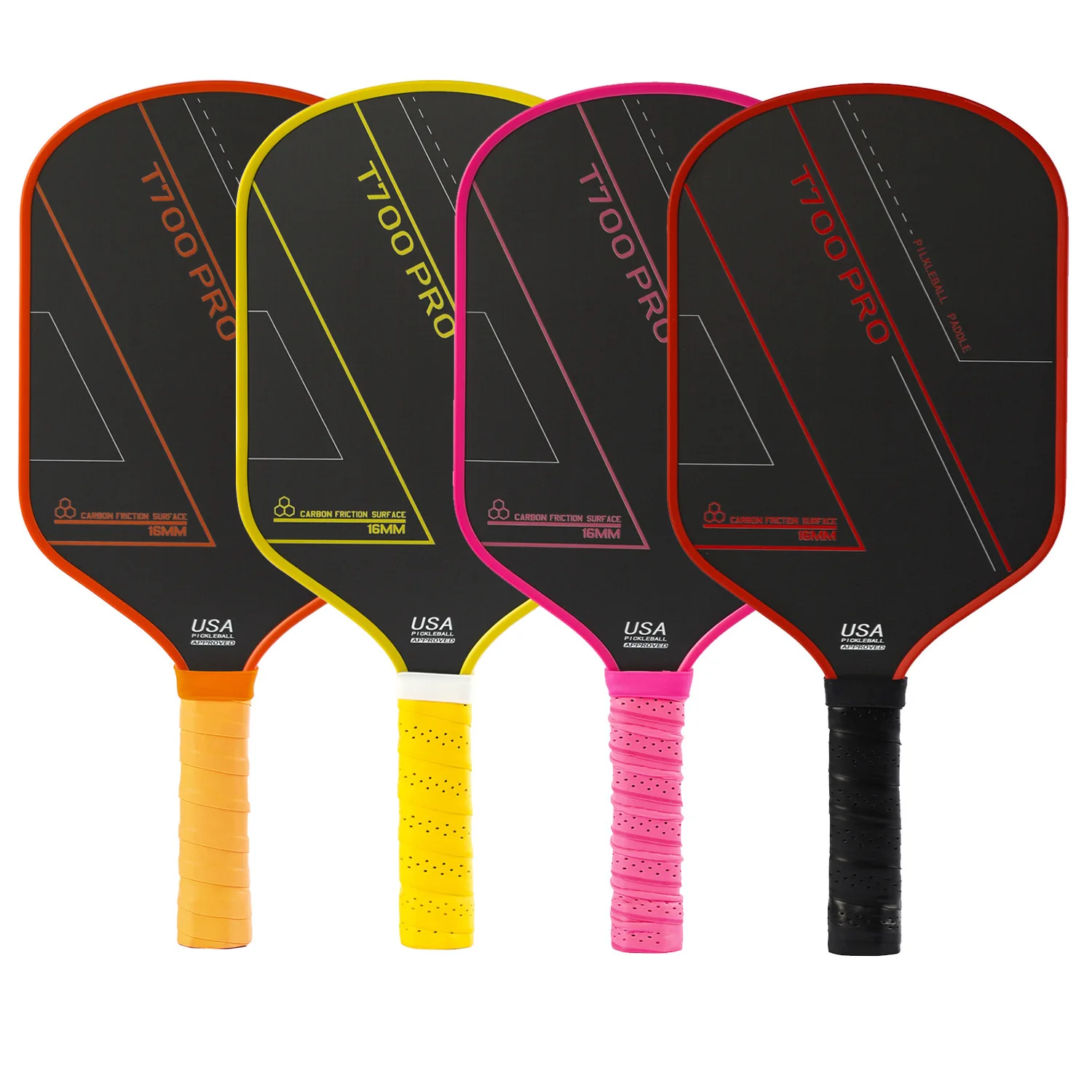 2025 Customized Rough Surface 16mm Thickness TFP New GEN4 Core Toray T700 Carbon Fiber Pickleball Paddles More Control