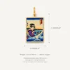 12th rkyoku pendant Gold