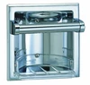 recessed soap holder& grab bar