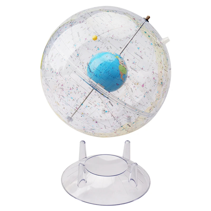 World Globe Centerpiece the Transparent Celestial Globe Wholesale clear Plastic Celestial Globe