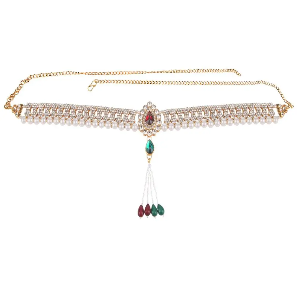 Efulgenz Indian Bollywood Vintage Gold Plated Waist Belt Belly Chain Kamarbandh Bridal Dangle Tassel Body Jewelry 