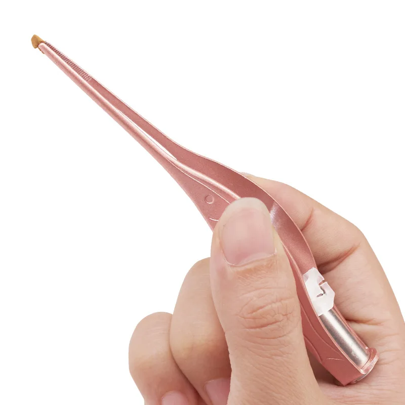 LED Flashlight Ear Wax Cleaner Picker Visual Earpick Stainless Steel Ear Nose Navel Clean Tweezers Tool Earwax Removal Care