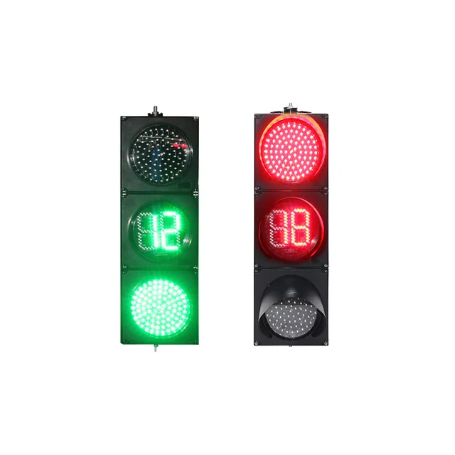 Customize countdown traffic signal light ultra bright wireless control