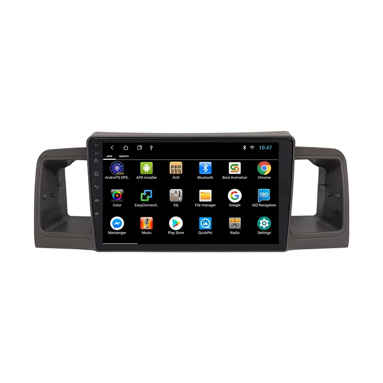 Android Dvd Car Player Radio Video Plastic Frame Bracket Fixing Panel Interface Dashboard Stereo Adapter Kit for Toyota Corolla