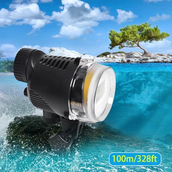 SF-01 Diving Flashlight 100M Waterproof Underwater 6000K Strobe Light IPX8 Waterproof LED Flash Light PC Industrial 90 IP68 751g detail image