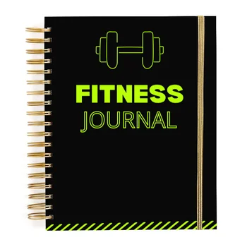 Custom Fitness Wellness Journal Custom Printing Planner Spiral Notebook ...