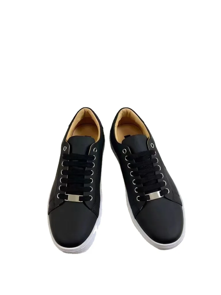 Genuine Leather Breathable Anti slip Fashionable Versatile Original Men's Sports and Leisure Shoes Trendy