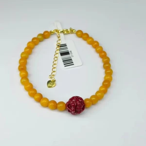 Wholesale Natural Yellow Jade Bracelet, Retro Cinnabar, Twelve Zodiac Monkey Bracelet