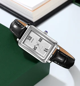 Top Brand Skmei 2171 Best Watch Gifts for Your Girlfriend Lady Watch 3ATM Waterproof Leather Strap Wristwatches