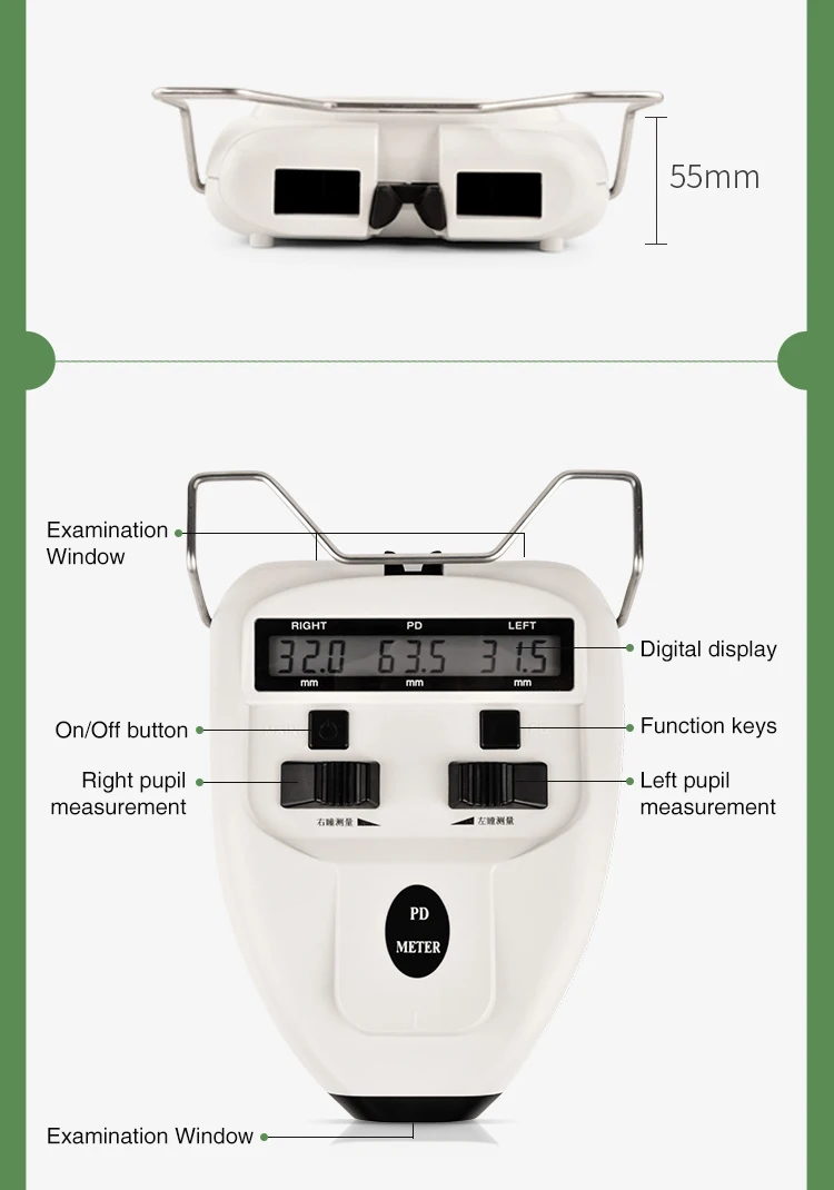 Digital Pupilometer - Accurate Interpupillary Distance Measurement