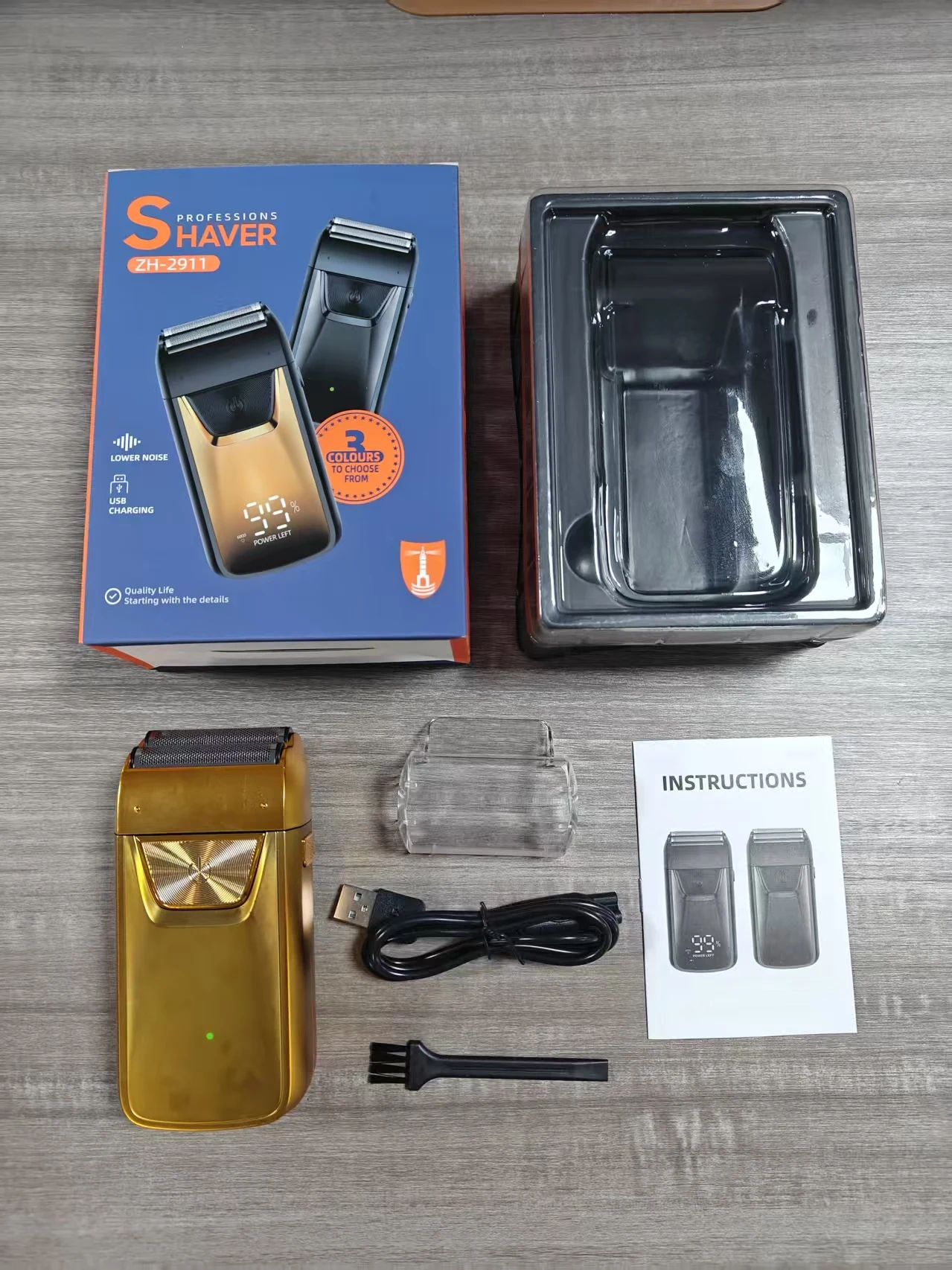 Intelligent Digital Shaving Device for Household Use High-Power Reciprocating Electric Shaver for Whiteness on Bald Heads Beards supplier