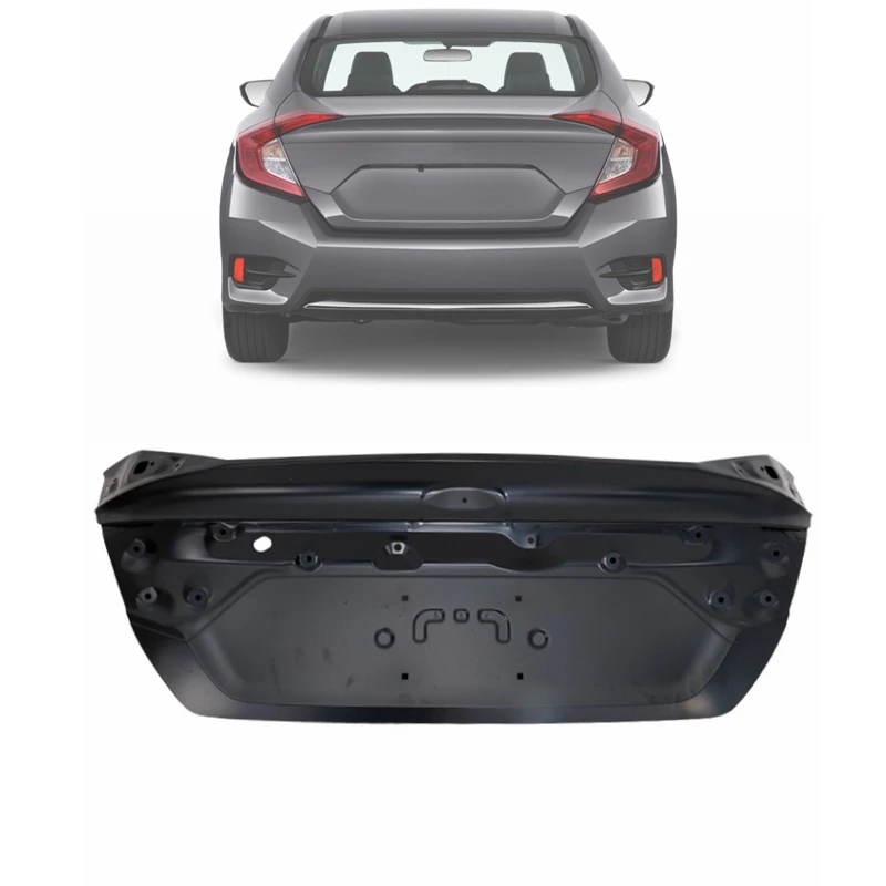 OEM car rear body parts steel trunk lid shell for Honda civic 2016 2017 2018 2019 2021