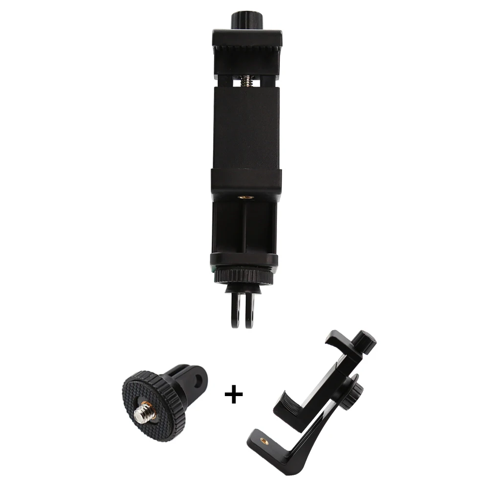 Hongdak Motorbike Handle Bar Large Clamp Mount Clip Holder for Go Pro 11 10 9 8 Phone Adapter Action Camera Accessory