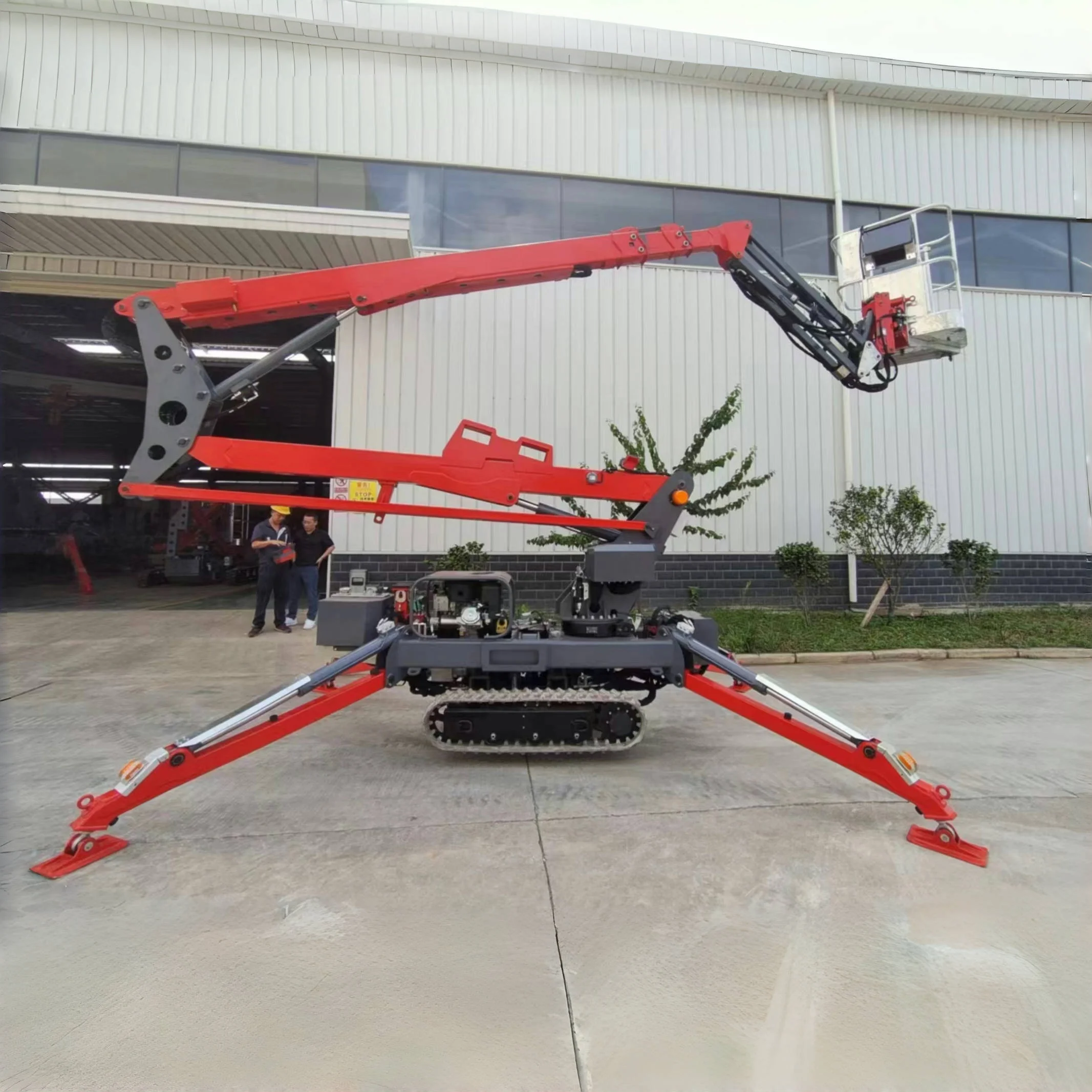 Ce Approved 10-53m Arborist Track Spider Lift for Tree Trimming