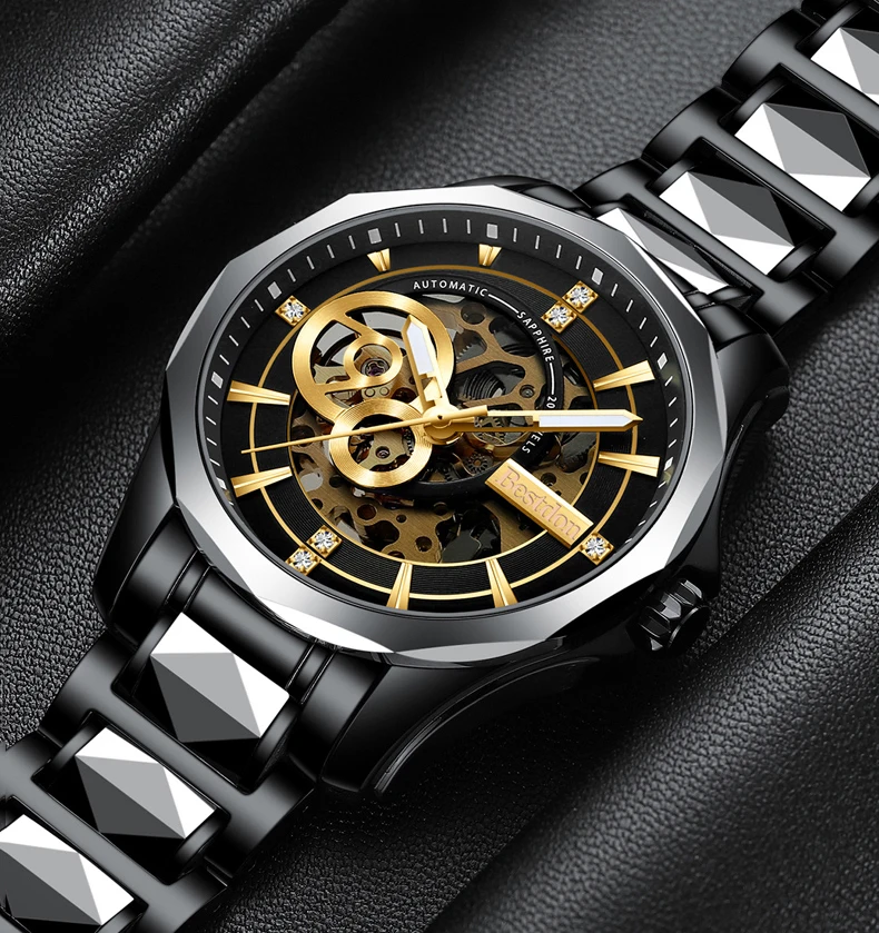 bestdon bd7185g 5atm water resistant skeleton Alibaba