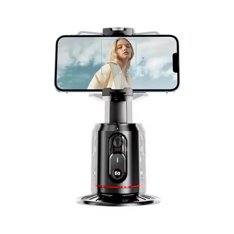 Ai Auto 360 Rotation App Free Cellphone Follow Gimbal P01 Q02 Tracks Movement Object Live Video Selfie Stick Smart Shooting