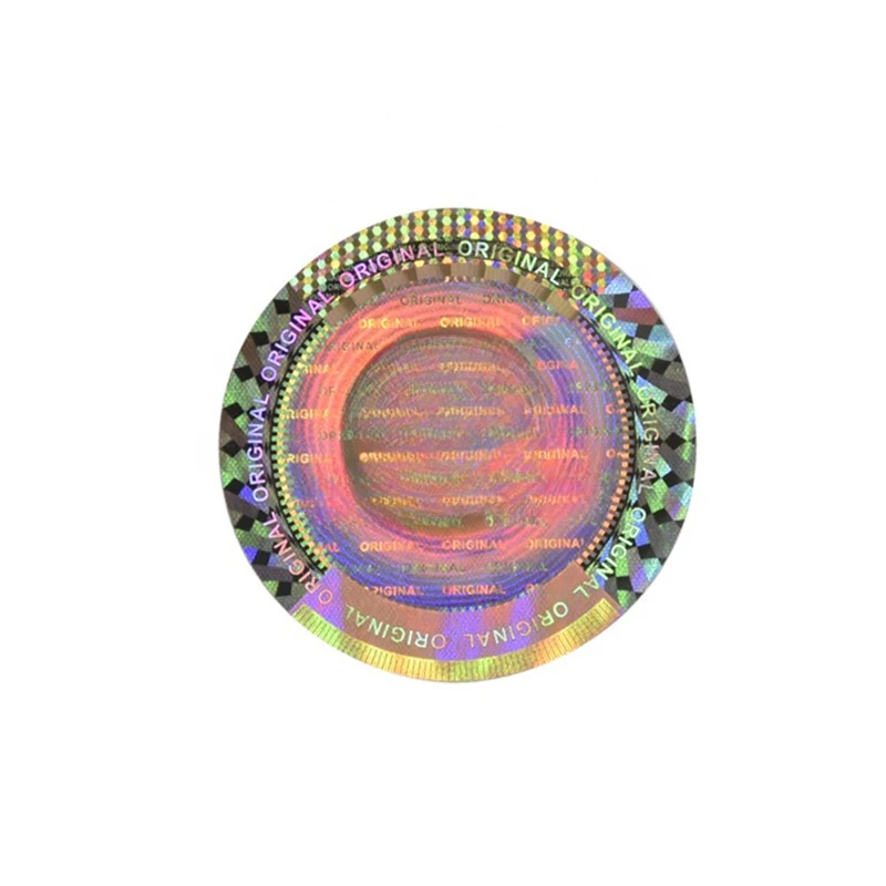 Sticker Printing Secure Security Label Genuine Hologram Id Void Sticker Overlays Silver Mini Qr Code Hologram Sticker