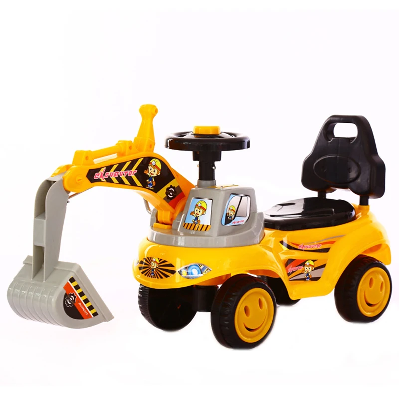 Batteries Powered Childeren's Construction Dig Excavator Toys for 3 4 5 6 7 Year Old Boys