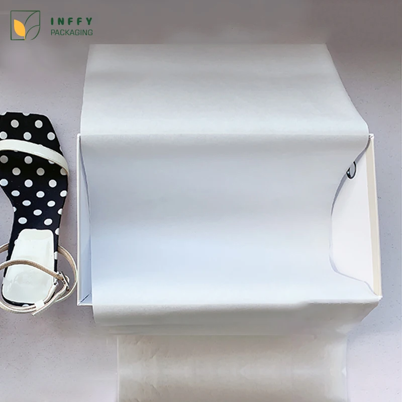 Custom Logo Fashionable White Background 17-40GSM Printed Tissue Wrapping  Paper Gift Clothes Packaging Tissue Paper - China Wrapping Paper, Packaging  Tissue