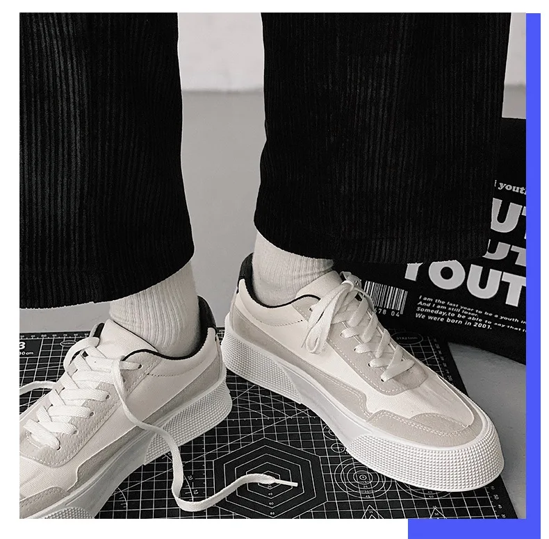 High Quality Comfortable Lace-up Sneakers for Men New Design Sport Walking Shoes Fashion Trend Men's Casual Shoes