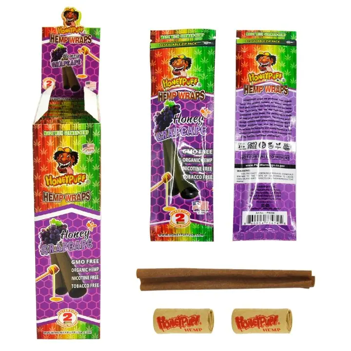 Wholesale Flavors Organic Hemp Wraps Papers Wrapping With Multi-flavored