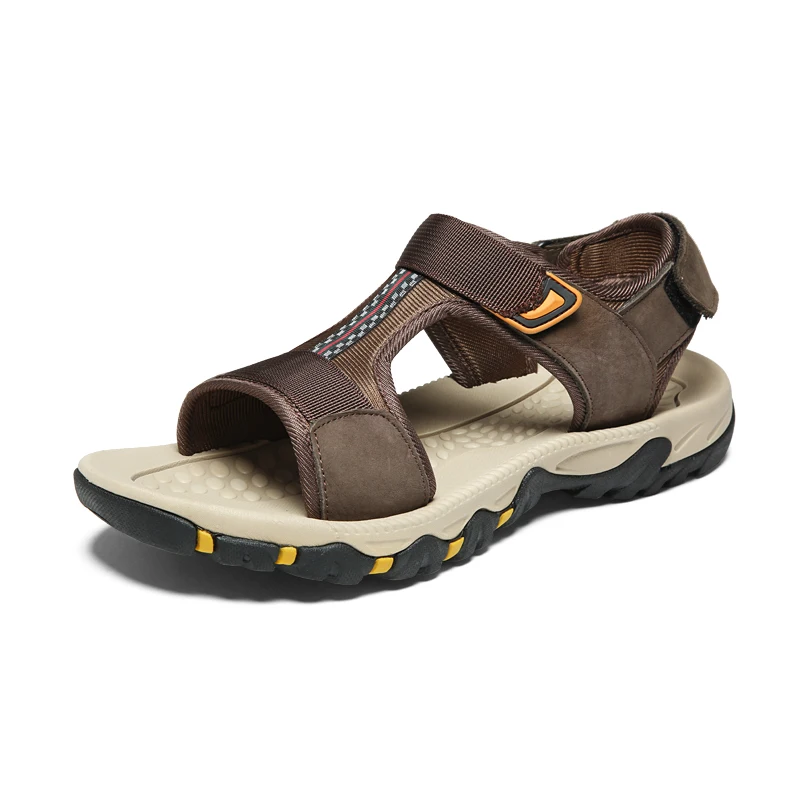 Sandalias Zapatos 2020 новый дизайн мужские % 27s + сандалии в английском стиле из коровьей кожи для мужчин