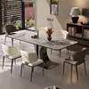 Full-coverage slab dining table [Color to be specified]