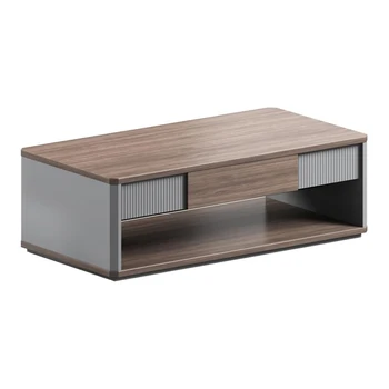 Modern Luxury Design Block Square Rectangle For Living Room Center Black Tea Coffes Table  Coffee Table For Office