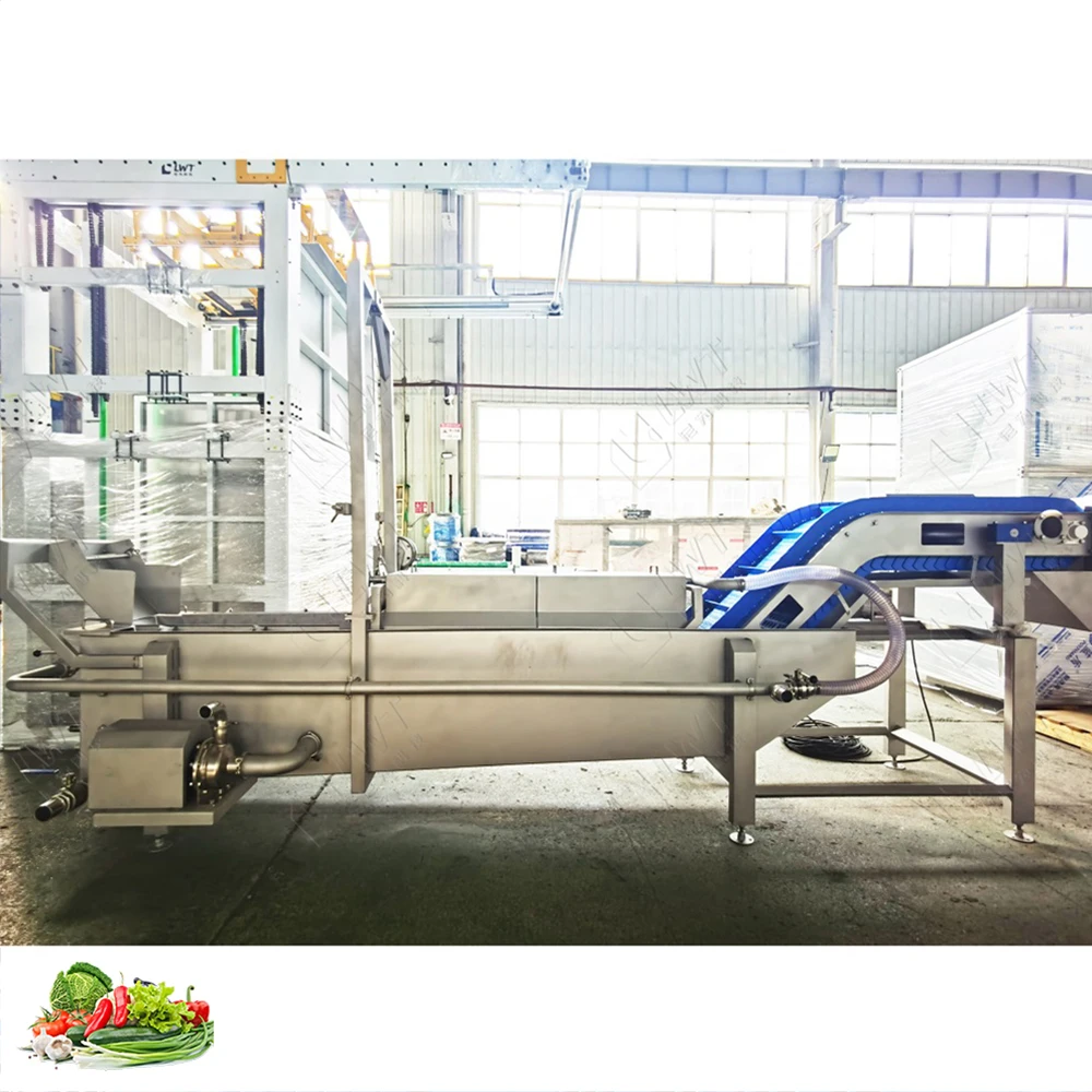 LWT Full Automatic Vegetable Fruit Sorting Cutting Washing Drying Processing Line Fruit Vegetable Washer Processing Machines