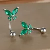 Steel color green diamond