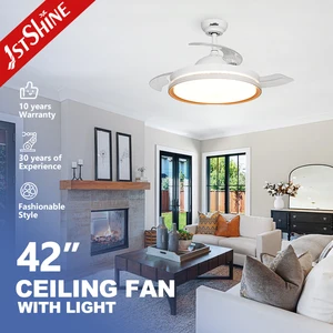 1stshine LED Ceiling Fan 230v Copper Motor Dimmable LED Light Ceiling Fan Abs Blade