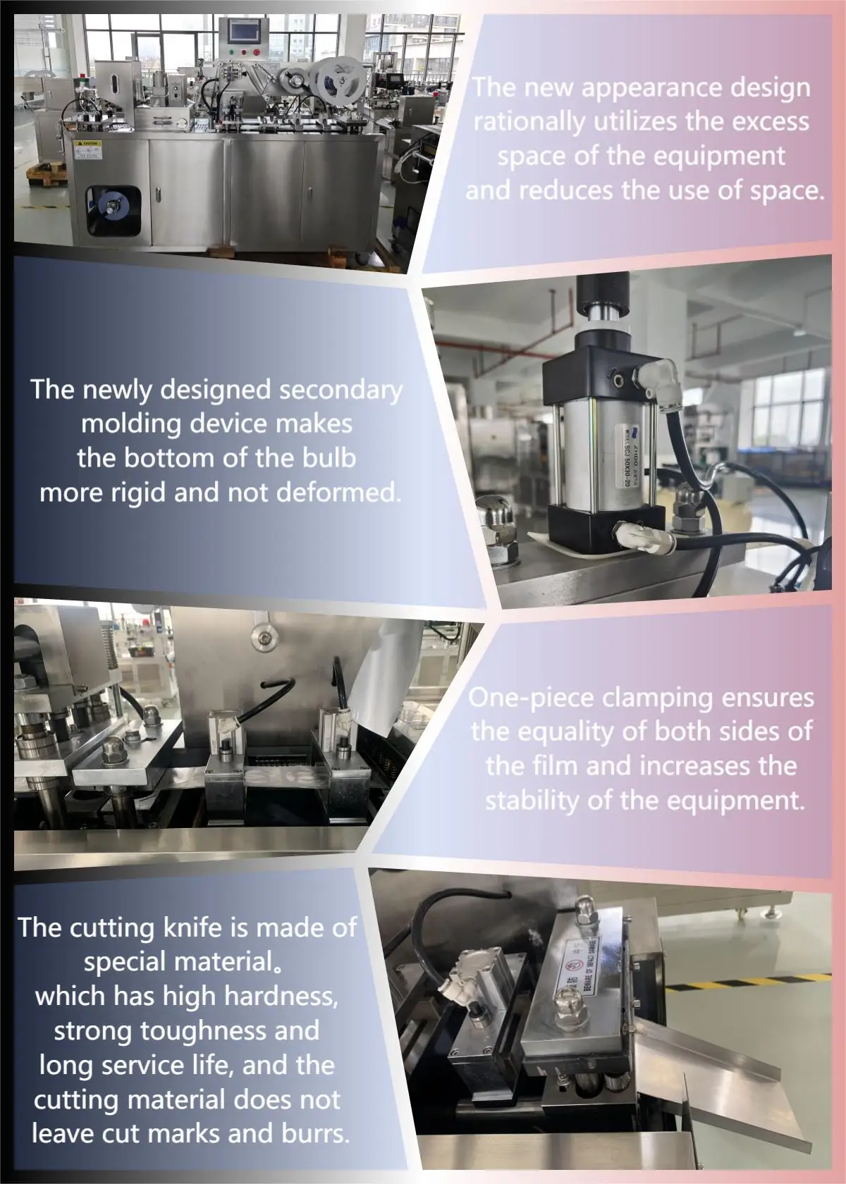 Electric Automatic PVC Blister Packaging Machine for Tablets and Capsules for Food New & Used Condition manufacture