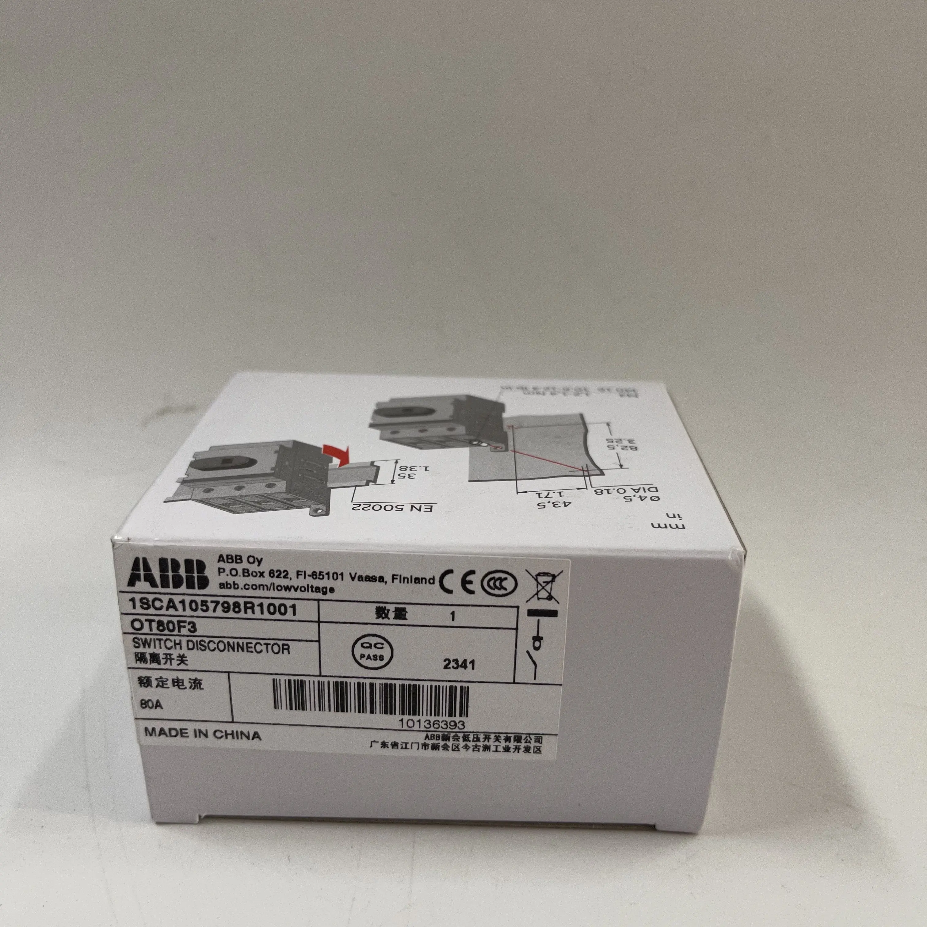 ABB Switch Disconnector OT80F3