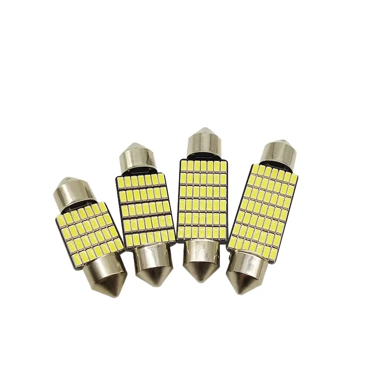 4W COB LED 41mm Coche Interior Domo Ftón Luz Lámpara Blanca Pura DC