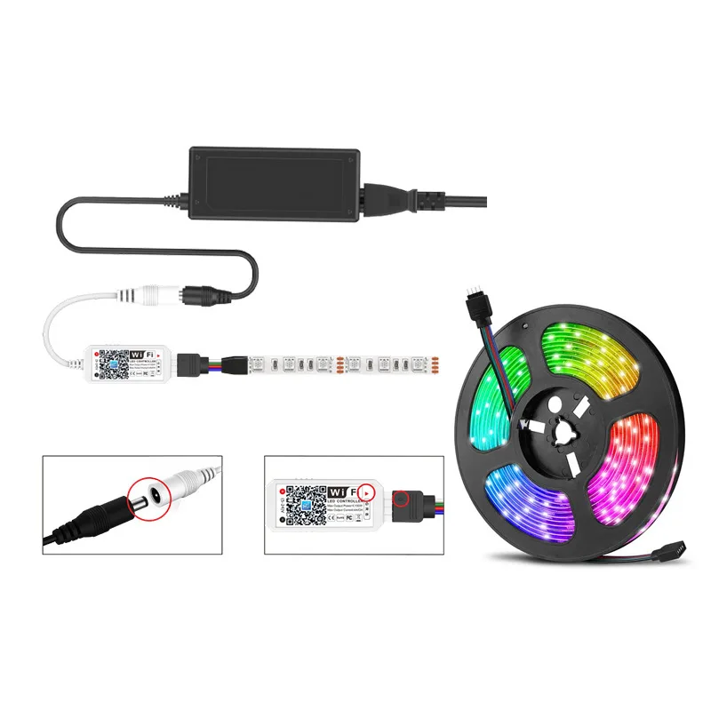 Magic Home Mini RGB  Wifi Controller for Led Strip Panel Light Timing Function 16million Colors Smartphone Control