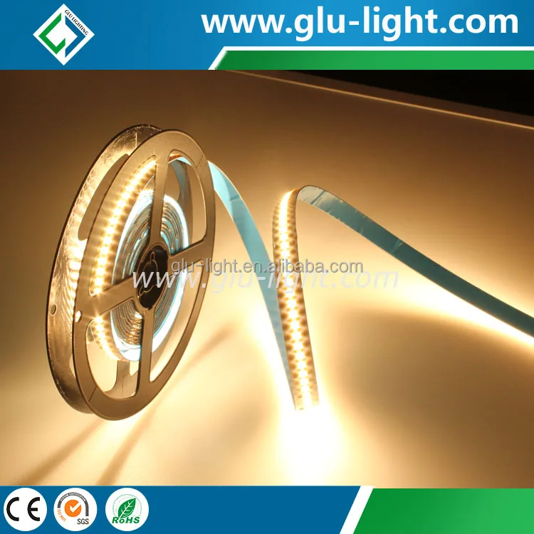 12V 10mm  High CRI Bi-Color LED Strip 2835 240led/m CCT tunable Ra95 led ribbon