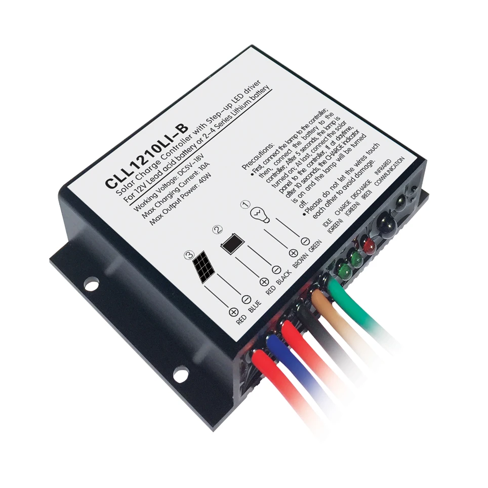 China manufacturer 12 volt 10 amp charge controller Putian CLL1210LI-B from China supplier
