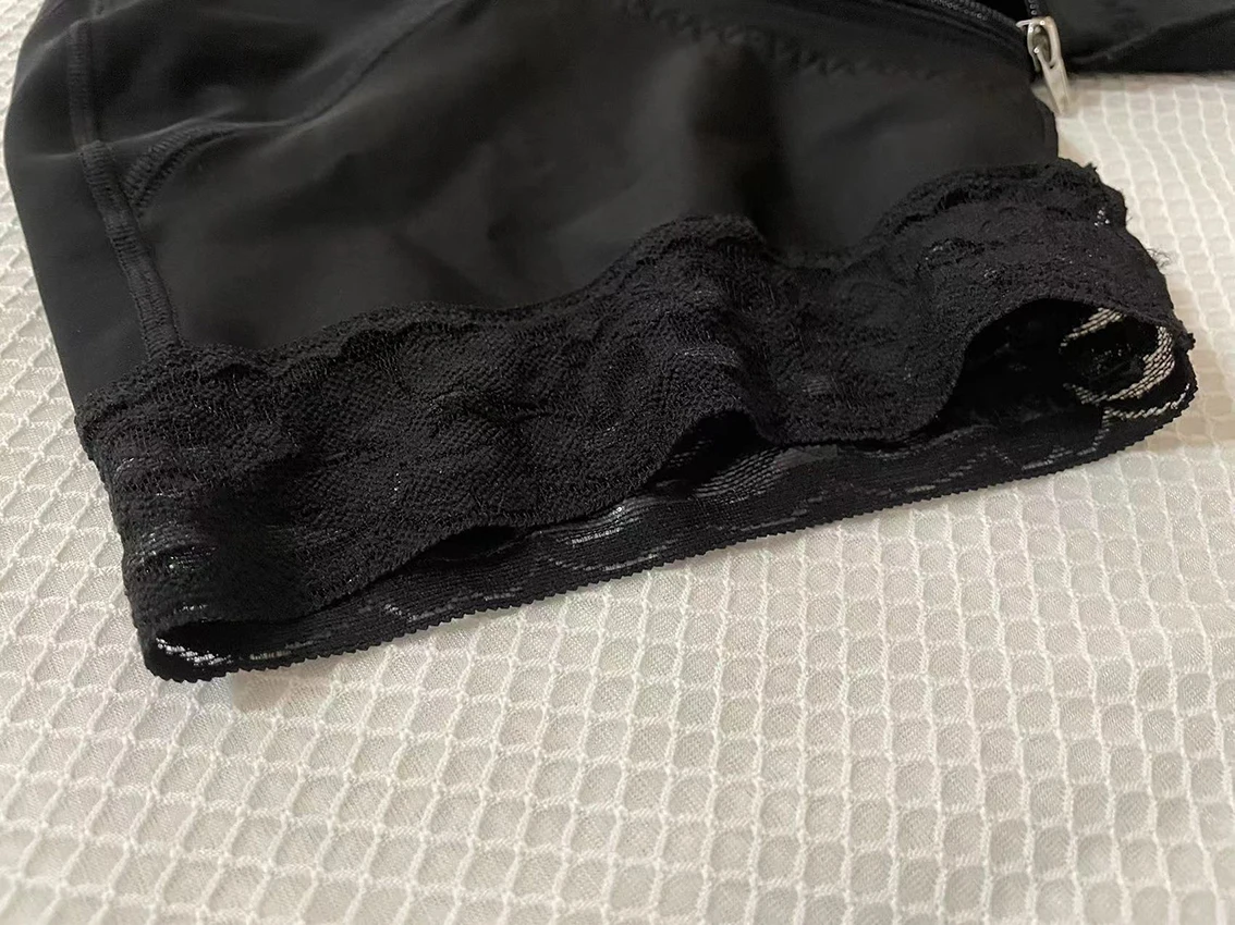BBL Stage 2 Fajas Colombianas Shapewear voor Vrouwen Tummy Controle String Body Shaper Butt Lifter Bodysuit Postpartum Kledingstuk (Color : Black, Size : S