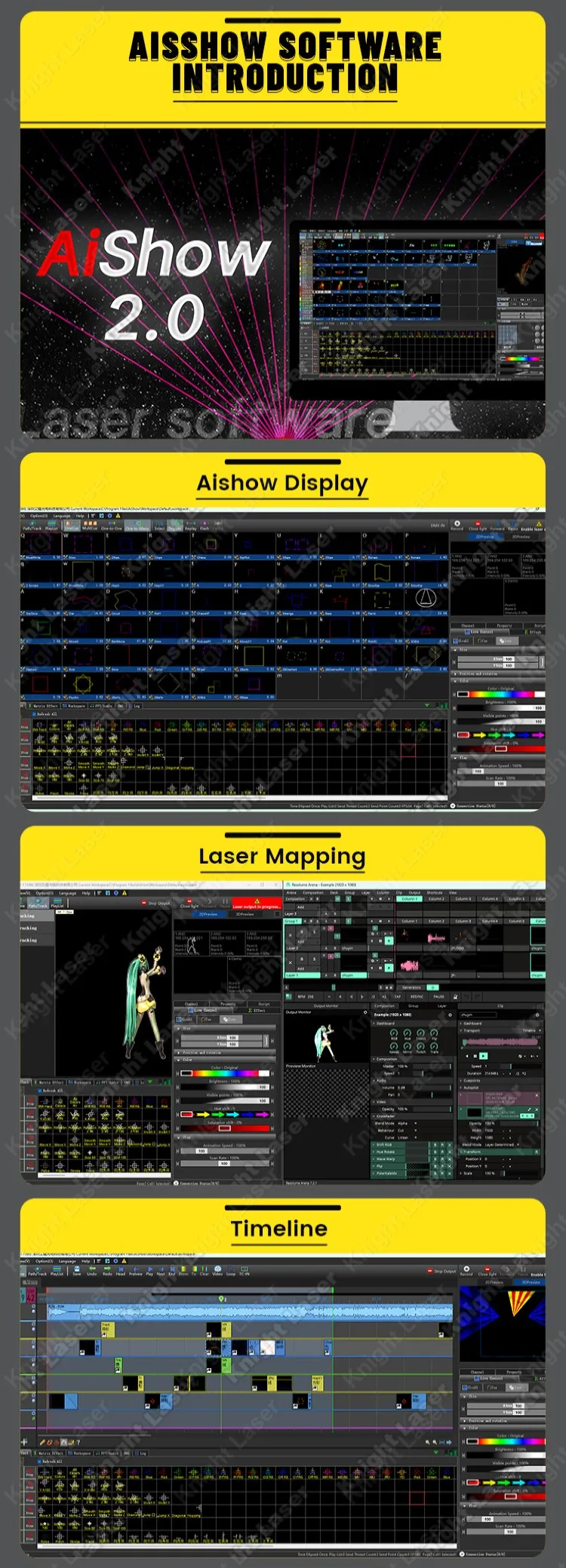 High Power 6 8w 10w 15w Rgb Multi Full Color Animated Stage ILDA Pangolin FB4 DJ Bar Laser Show Lights Equipment Lighting System