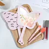 Specchio per ciglia a farfalla traforato rosa - 14*20 cm