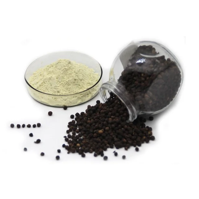 Water Soluble Bioperine Black Pepper Extract Light Yellow Piperine 95% Black Pepper Extract Powder