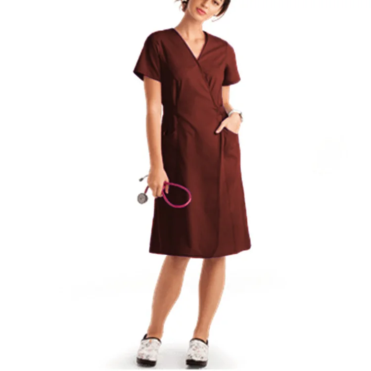red nurses dress Red Staff Nurse Dress
