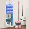 foldable broom set-vibrant pink-upgraded 3-piece set