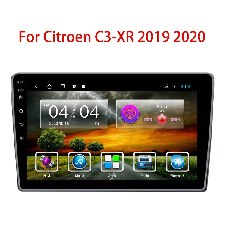 Cc3 2k pour Citroen C3-xr 2019 - 2020 Autoradio Multimédia Lecteur Vidéo  Navigation Stéréo GPS Android 10 No 2din 2 Din Dvd