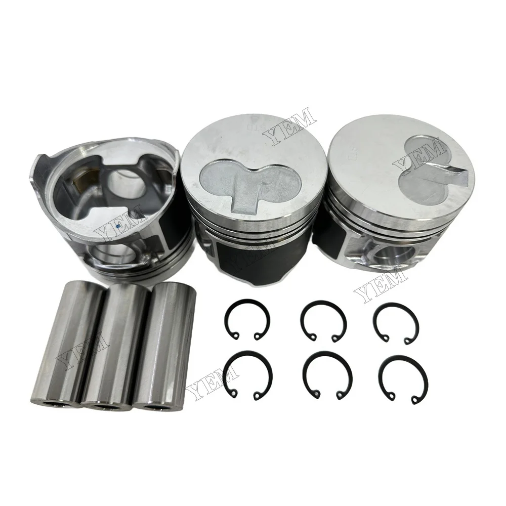 3TNV76 Piston Kit For Yanmar Engine Rebuild Kit 4