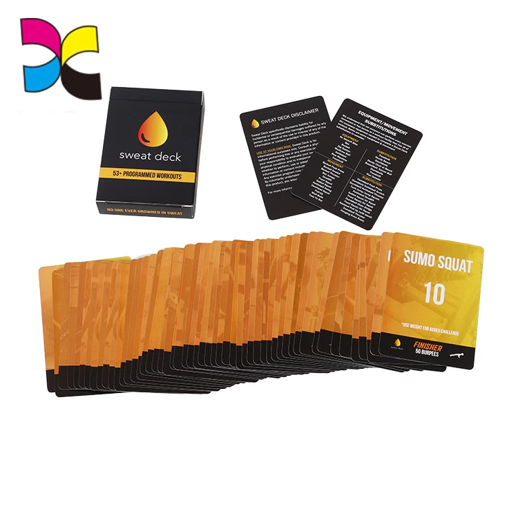 Стандартный размер пользовательский собственный дизайн игровые карты и коробка пользовательская печать