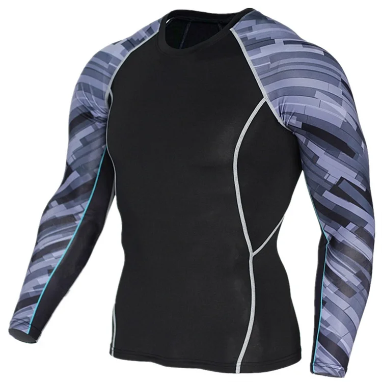 Quick Dry Compression Online T Shirt Printing Men'S Long Sleeve Compression Shirts For Sale What Should I Wear While208_voghion.com