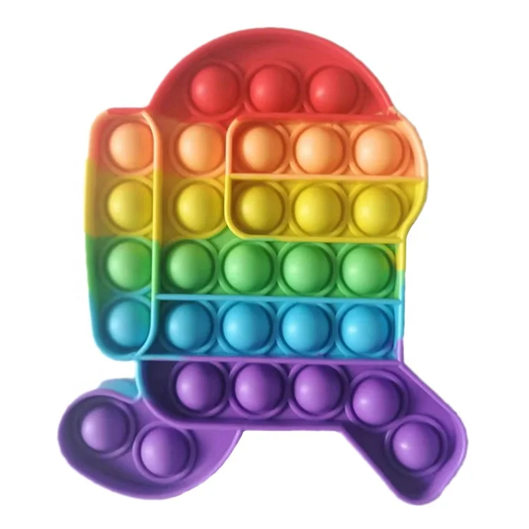 Popit Fidget Toys Anti Stress Relief Games Push Pop Bubble Toy For Boy ...